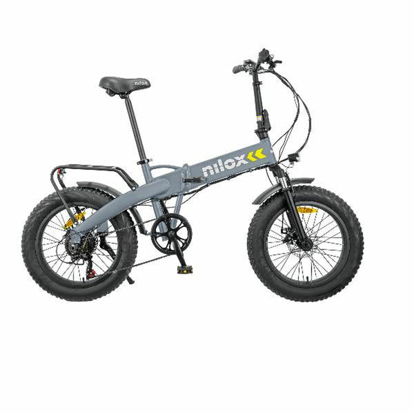 Bicicletta Elettrica Nilox J4 PLUS 20X4P Grigio 250 W 13000 mAh 20" - Augustea Shop