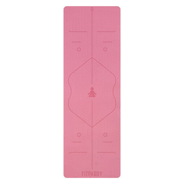 Tappetino di Yoga Fitpaddy Rosa