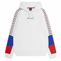 Felpa con Cappuccio Uomo Champion Hooded Bianco