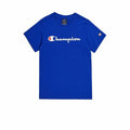 Maglia a Maniche Corte per Bambini Champion Crewneck Azzurro