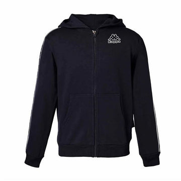 Felpa con Cappuccio Bambino Kappa 8031F0036 Nero