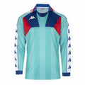 Men's Short-sleeved Football Shirt Kappa Amario Blue Red