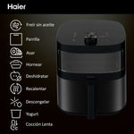 Friggitrice ad Aria Cecotec HAF5TWA 011 Nero 2000 W 6,5 L - Augustea Shop