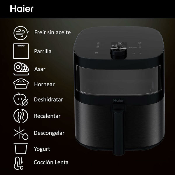 Friggitrice ad Aria Cecotec HAF5TWA 011 Nero 2000 W 6,5 L - Augustea Shop