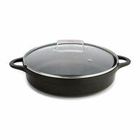 Casseruola con coperchio Valira 4137/25 Nero 5,5 L - Augustea Shop