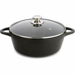Casseruola con coperchio Valira 4141/25 Nero Ø 24 cm - Augustea Shop