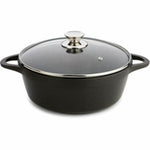 Casseruola con coperchio Valira 4141/25 Nero Ø 24 cm - Augustea Shop