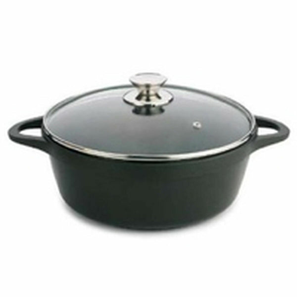 Casseruola con coperchio Valira 4142/25 Nero - Augustea Shop