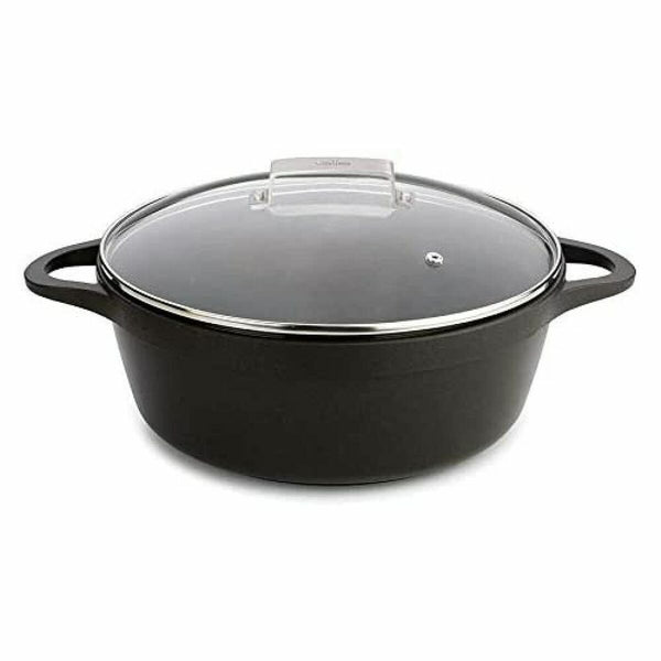 Casseruola con coperchio Valira 4142/25 Nero - Augustea Shop