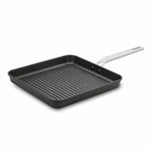 Griglia Valira 4646/25 28 x 28 cm Nero Metallo Alluminio Ø 28 cm Induzione - Augustea Shop