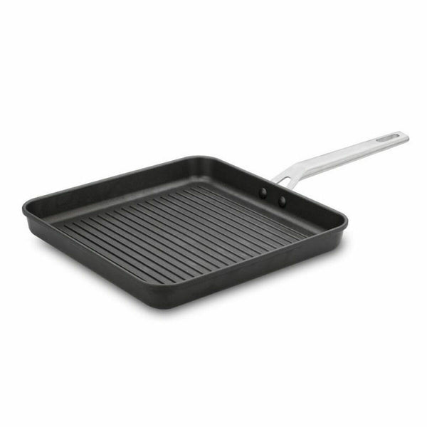 Griglia Valira 4646/25 28 x 28 cm Nero Metallo Alluminio Ø 28 cm Induzione - Augustea Shop