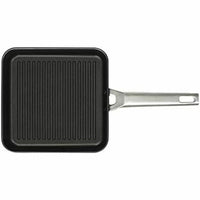 Griglia Valira 4646/25 28 x 28 cm Nero Metallo Alluminio Ø 28 cm Induzione - Augustea Shop