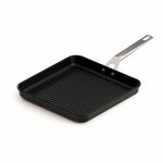 Griglia Valira 4646/25 28 x 28 cm Nero Metallo Alluminio Ø 28 cm Induzione - Augustea Shop