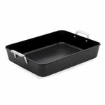 Teglia Valira 4687/25 35 x 27 cm Nero Acciaio inossidabile Alluminio - Augustea Shop