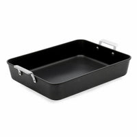 Teglia Valira 4687/25 35 x 27 cm Nero Acciaio inossidabile Alluminio - Augustea Shop