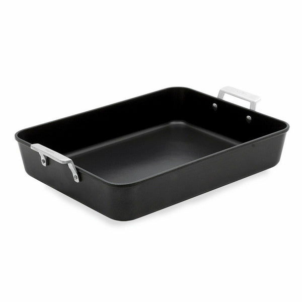 Teglia Valira 4687/25 35 x 27 cm Nero Acciaio inossidabile Alluminio - Augustea Shop