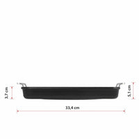 Griglia Valira 4652/25 28 x 28 cm 25 x 28 cm Nero Metallo Alluminio Ø 28 cm - Augustea Shop