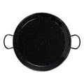 Padella Honda con Manici Vaello Nero Acciaio Smaltato (Ø 38 cm)