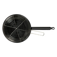 Padella per Friggere con Cestino Vaello Nero Acciaio Smaltato - Augustea Shop