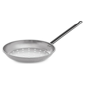 Pan for Roasting Chestnuts Vaello Silver Steel Polished Steel Ø 26 cm