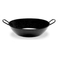 Padella Honda con Manici Vaello Nero Acciaio Smaltato (Ø 28 cm)