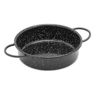 Teglia Vaello Metallo smaltato Ø 16 cm Con manici