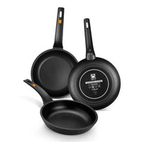 Padella Wok BRA Sartén Efficient Nero Alluminio Ø 24 cm - Augustea Shop