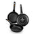 Padella Wok BRA Sartén Efficient Nero Alluminio Ø 24 cm - Augustea Shop