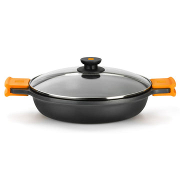 Casseruola BRA A270524 Nero 5 L Ø 24 cm