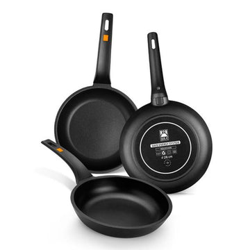 Padella antiaderente BRA Sartén Efficient Ø 22 cm Nero Metallo Alluminio