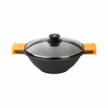 Padella BRA Braisogona_A272028 Nero Nero/Arancione Metallo Alluminio Ø 24 cm Ø 28 cm
