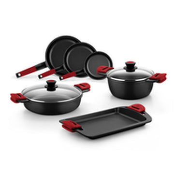 Padella antiaderente BRA A411226 Nero Acciaio inossidabile