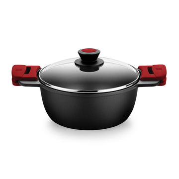 Casseruola con coperchio in vetro BRA A410320 3 L 1,6 L