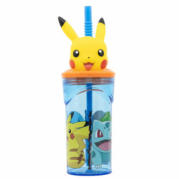 Bottiglia d'acqua Pokémon Multicolore PVC Plastica 360 ml 9 x 23 x 6 cm