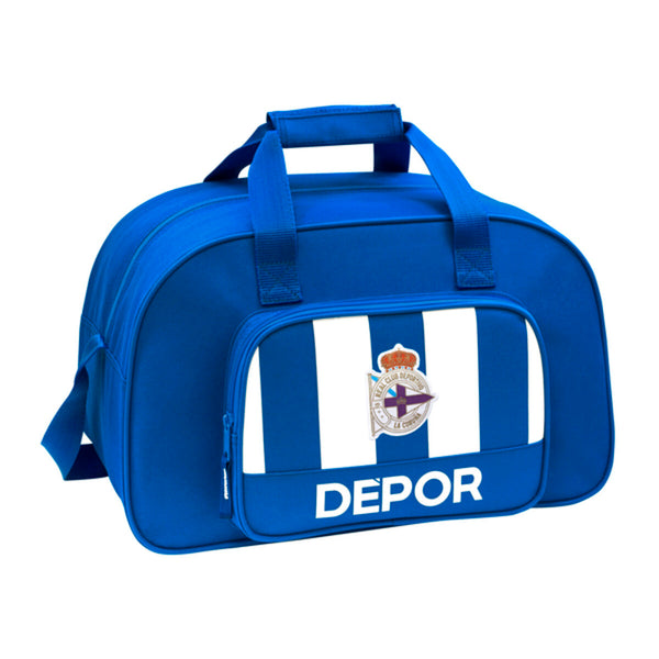 Borsa da Palestra R. C. Deportivo de La Coruña Azzurro Bianco (40 x 24 x 23 cm) - Augustea Shop