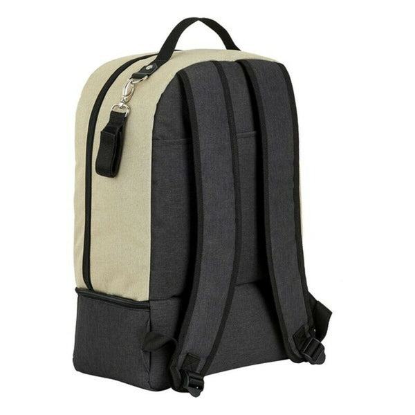 Borsa Sportiva con Portascarpe Safta M883 Beige Grigio scuro 15 L - Augustea Shop