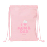 Zainetto con Cordini Safta Love Rosa 26 x 34 x 1 cm