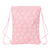 Zainetto con Cordini Safta Love Rosa 26 x 34 x 1 cm