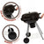 Barbecue a Carboni con Ruote Aktive Alluminio Metallo smaltato textilene 57 x 86 x 57 cm Nero - Augustea Shop