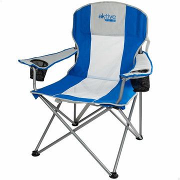 Sedia Pieghevole Aktive 57 x 60 x 97 cm Azzurro