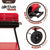 Barbecue a Carboni con Ruote Aktive Acciaio Plastica Metallo smaltato 66 x 85 x 44 cm Rosso - Augustea Shop