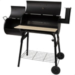 Barbecue a Carboni con Ruote Aktive Acciaio Plastica Metallo smaltato 106 x 106 x 61 cm Nero - Augustea Shop