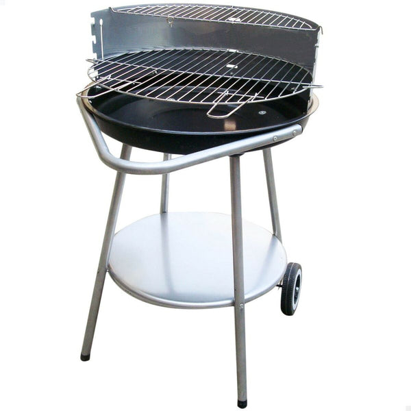 Barbecue a Carboni con Ruote Aktive Metallo smaltato 51 x 82 x 51 cm Nero - Augustea Shop
