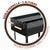 Barbecue a Carboni con Ruote Aktive Metallo smaltato 100,5 x 88,5 x 40 cm Nero - Augustea Shop