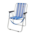Beach Chair Aktive White Navy Blue 44 x 45 x 76 cm Sailor