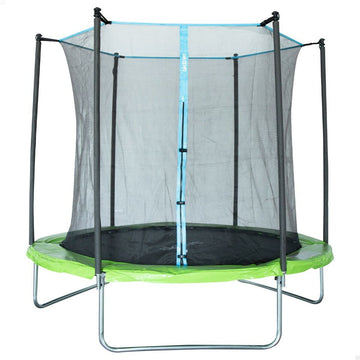 Trampolino per Bambini con Rete di Sicurezza Aktive 305 x 256 x 305 cm Ø 305 cm