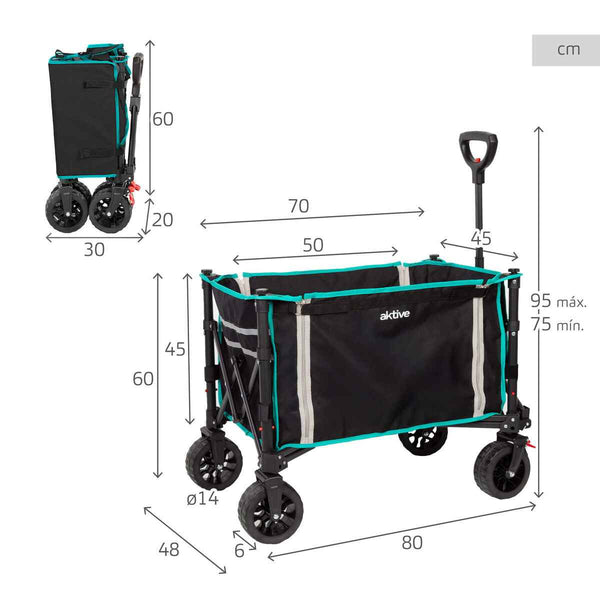 Carrello Multiuso Aktive Acciaio