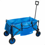 Carrello Multiuso Aktive Azzurro Nero Poliestere PVC Acciaio 88 x 108 x 47 cm Pieghevole Spiaggia - Augustea Shop