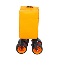 Carrello Multiuso Aktive Arancio Poliestere PVC Acciaio 86 x 108 x 44 cm Pieghevole Spiaggia - Augustea Shop