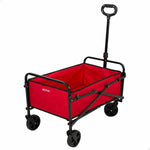 Carrello Multiuso Aktive Rosso Poliestere Acciaio 65 x 94 x 40 cm Pieghevole Spiaggia - Augustea Shop